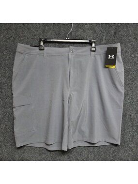 Under Armour Short Mens 42 Gray Mantra Cargo Shorts Golf Casual NWT